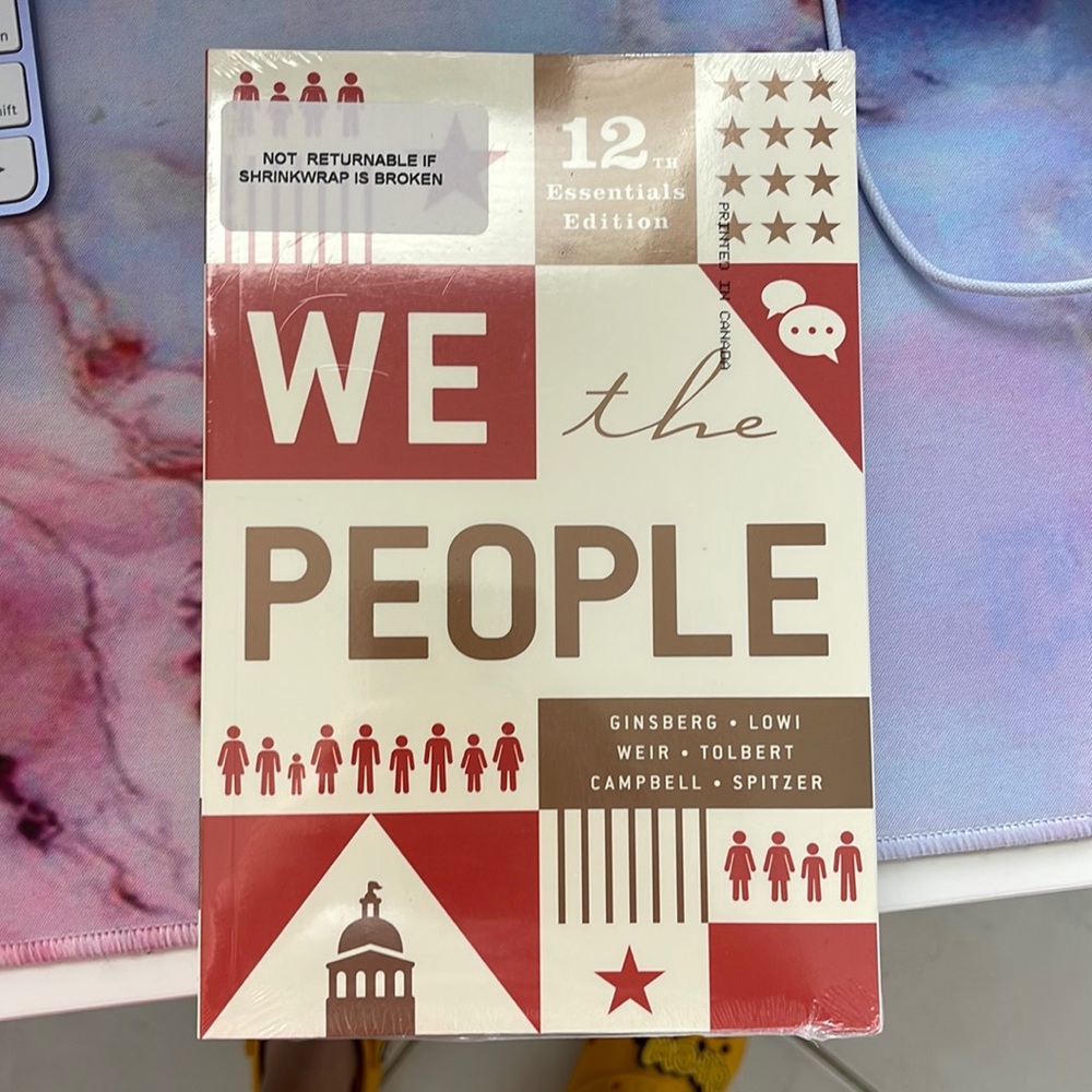 We the people book 12th edition sealed